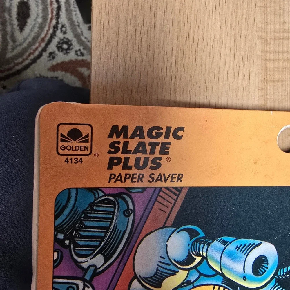 Vintage 1991 Bucky O'Hare Magic Slate Plus Paper Saver Golden 4134 Drawing Toy